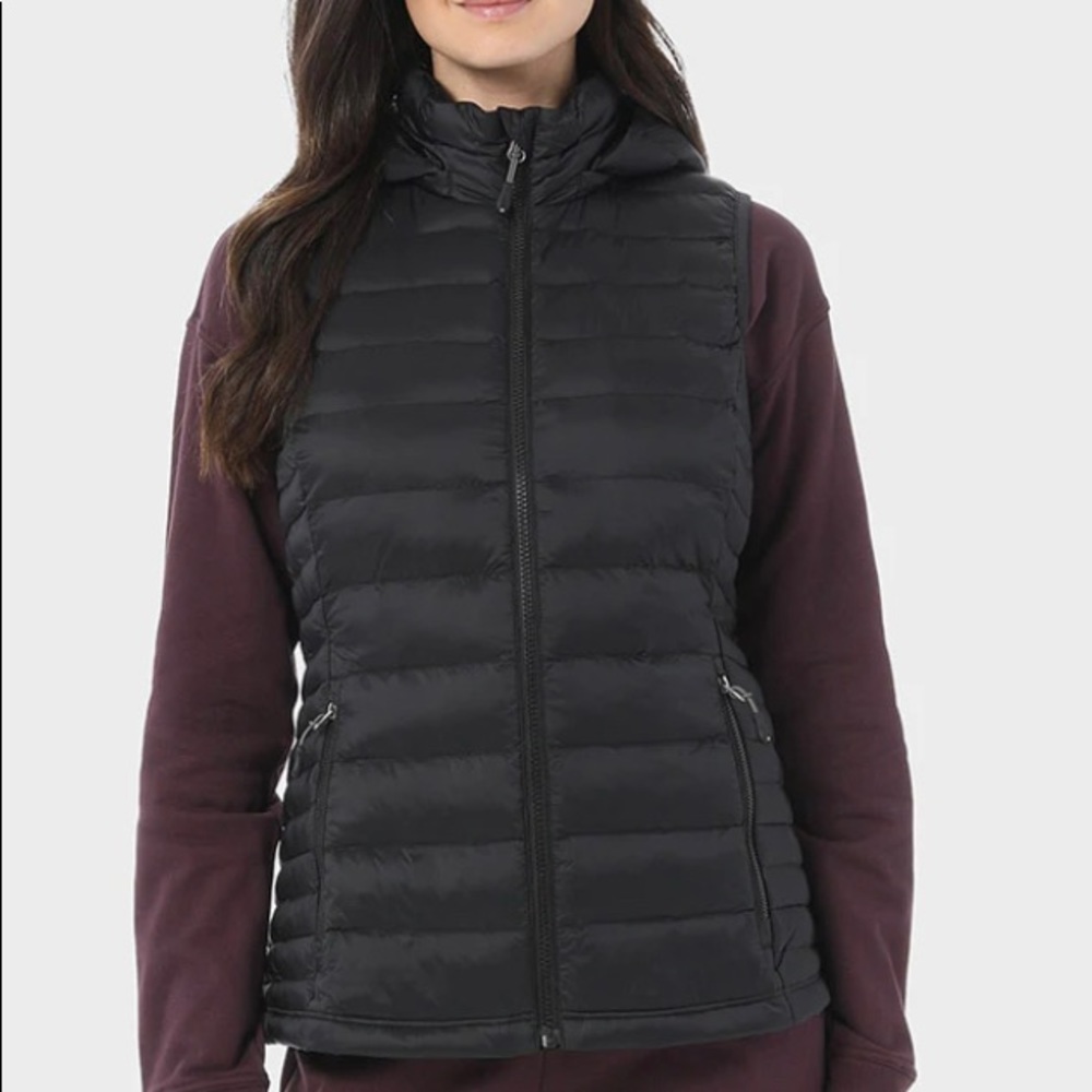 32 Degrees Lightweight Recycled Polyfill Packable Vest Size S